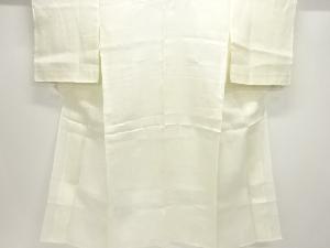 アンティーク　透かし織流水に花模様夏用長襦袢